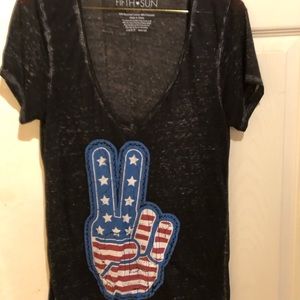 Patriotic Black T-shirt
